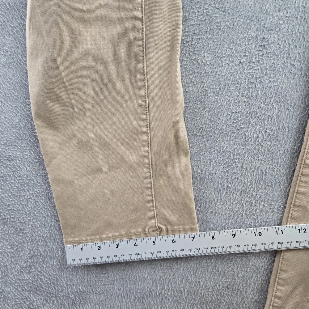 True Religion Men Pants 36 Brown Chino Geno Relaxed Slim Flap Pockets  32